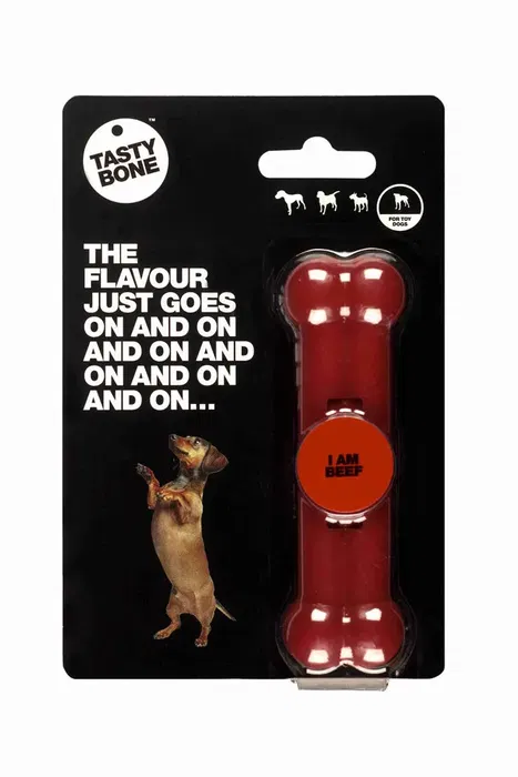 Tasty Bone Juguete para Cachorros Sabor Ternera Tasty Bone Juguete para Cachorros Sabor Ternera