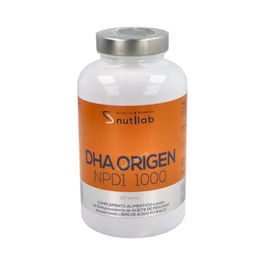 NUTRIAB Npd1 DHA Aceite de Pescado para Función Cerebral y Visión, 60 Perlas