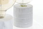 DKD Home Decor Lámpara LED Gris Blanco Cemento 2 Unidades 12 x 22 x 12 cm