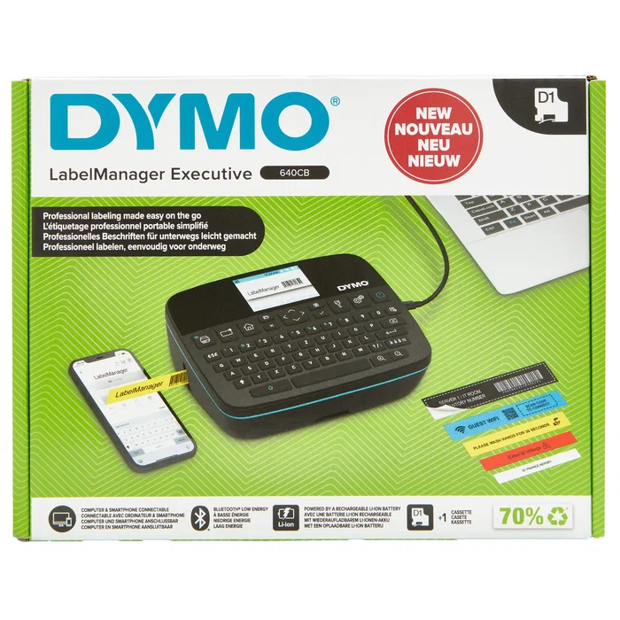 Dymo LabelManager Executive 640CB con Teclado QWERTY