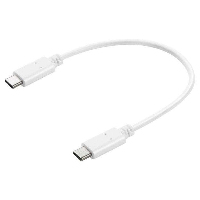 Sandberg USB-C Charge Cable 0.2m, 65W Blanco