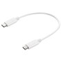 Sandberg USB-C Charge Cable 0.2m, 65W Blanco