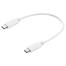 Sandberg Cable de Carga USB-C 0,2 m, 65 W, Blanco