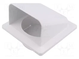 DOSPEL S.A. Rejilla de ventilación blanca de 140x140x116mm (Pack de 10 unidades)