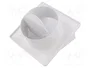 DOSPEL S.A. Rejilla de ventilación blanca de 140x140x116mm (Pack de 10 unidades)