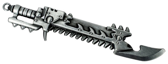 AAA Merchandise Warhammer 40,000 Abridor de botellas Chaos Chainsword AAA Merchandise Warhammer 40,000 Abridor de botellas Chaos Chainsword