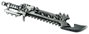 AAA Merchandise Warhammer 40,000 Abridor de botellas Chaos Chainsword