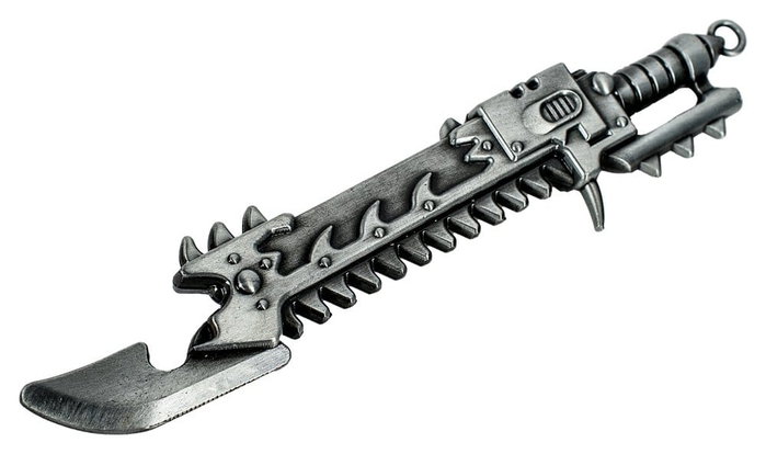 AAA Merchandise Warhammer 40,000 Abridor de botellas Chaos Chainsword AAA Merchandise Warhammer 40,000 Abridor de botellas Chaos Chainsword