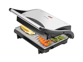 Cecotec Rock'nGrill 700W Parrilla Eléctrica, Plancha y Sandwichera