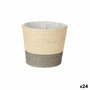 Macetero Ibergarden Gris Cuerda Plástico 19,5 x 16,5 x 19,5 cm (24 Unidades)