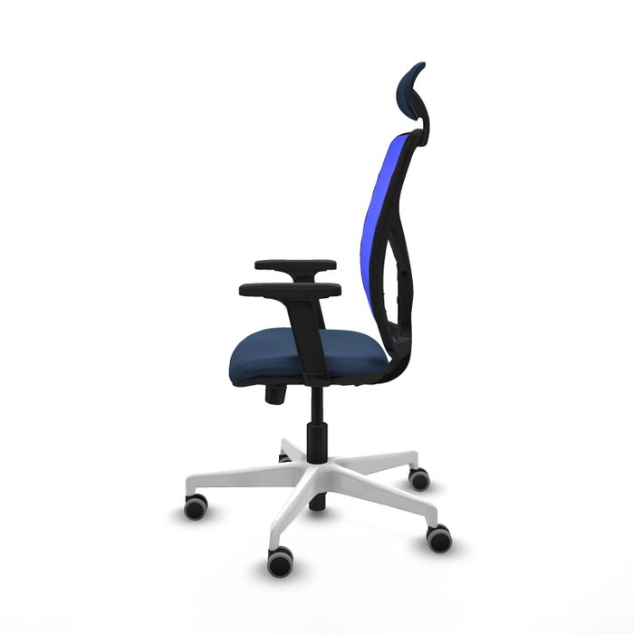 PIQUERAS Y CRESPO Silla de oficina Motilla Azul marino y Azul PIQUERAS Y CRESPO Silla de oficina Motilla Azul marino y Azul