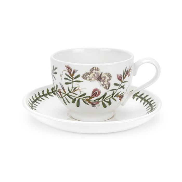 Portmeirion Taza de Té con Plato 200 ml Botanic Garden (6 Unidades)