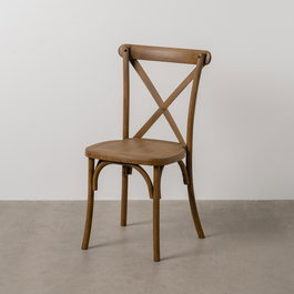 Silla Marrón Polipropileno Contract 50 X 41,50 X 89 cm (Set de 2)