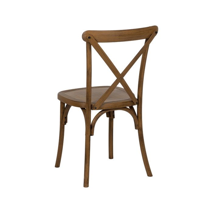 Silla Marrón Polipropileno Contract 50 X 41,50 X 89 cm (Set de 2)