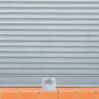 Amig Cerradura 670 A24542 para puertas enrollables, latón cromado, 60x50mm, 3 llaves