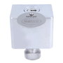 Amig Cerradura 670 A24542 para puertas enrollables, latón cromado, 60x50mm, 3 llaves