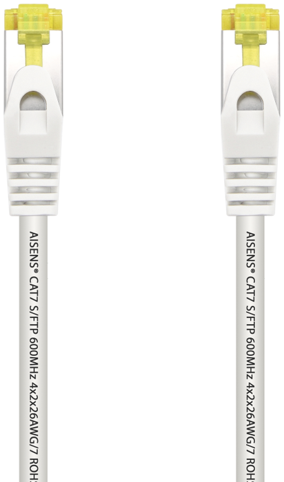 Aisens Cable de Red Cat.7 S/FTP PIMF AWG26 1m Blanco