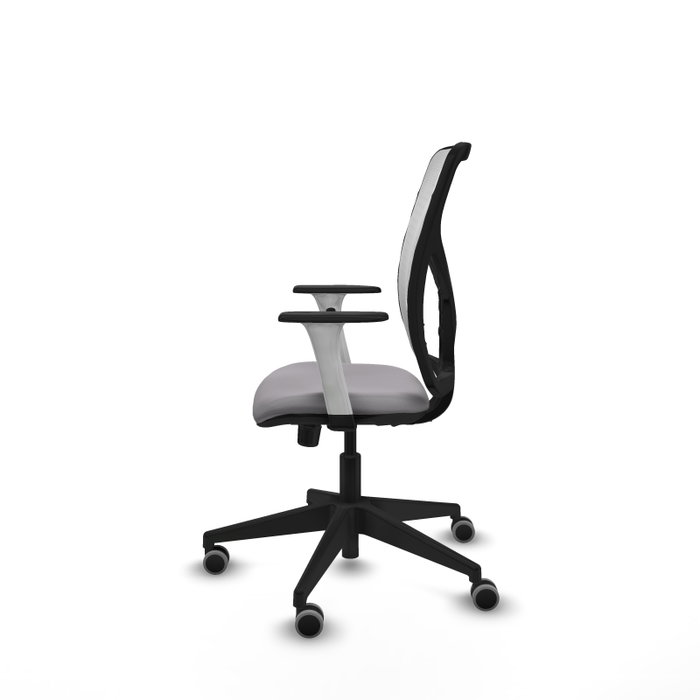 PIQUERAS Y CRESPO Silla de oficina Motilla con mecanismo Sincro, Gris y Blanco PIQUERAS Y CRESPO Silla de oficina Motilla con mecanismo Sincro, Gris y Blanco