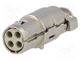 HARTING Conector HDC Hembra Han Modular Quintax de 4 pines
