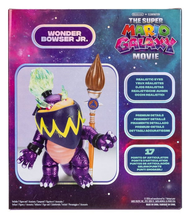 Super Mario Galaxy: la película Figura Wonder Bowser Jr. 13 cm