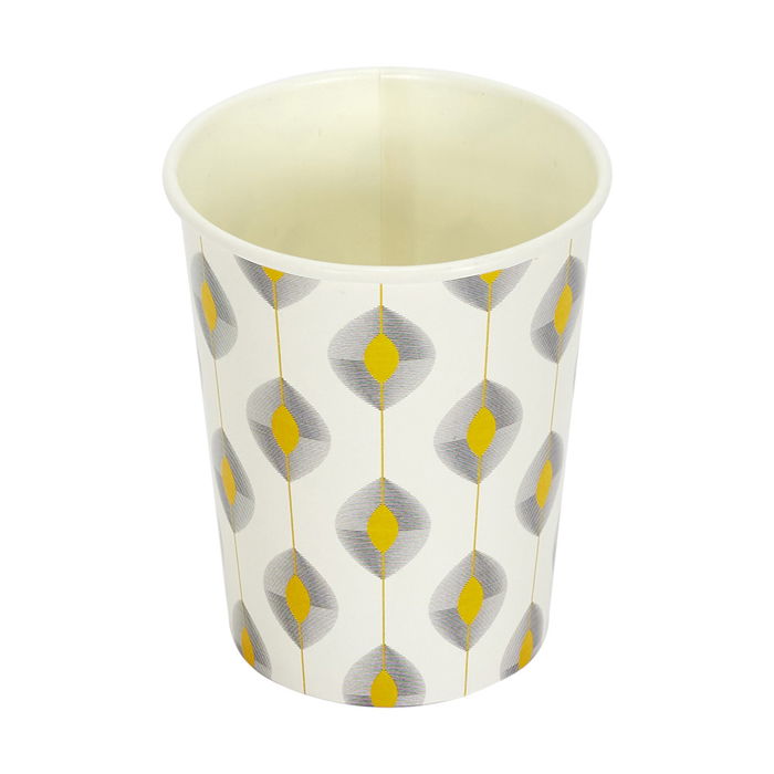 Party Time Juego De 6 Vasos Papel Colección Zeste Modelos Ácido, Limones y Hojas Party Time Juego De 6 Vasos Papel Colección Zeste Modelos Ácido, Limones y Hojas