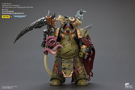 Warhammer 40k Figura 1/18 Death Guard Deathshroud Terminator 2 with Manreaper and Plaguespurter Gauntlet 14 cm