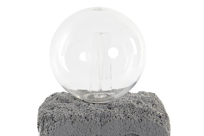 DKD Home Decor Decoración Luminosa LED Resina Gris Oscuro DKD Home Decor Decoración Luminosa LED Resina Gris Oscuro