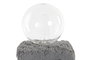 DKD Home Decor Decoración Luminosa LED Resina Gris Oscuro