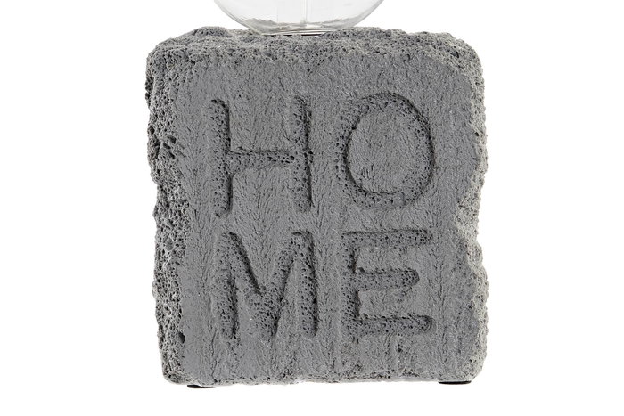 DKD Home Decor Decoración Luminosa LED Resina Gris Oscuro DKD Home Decor Decoración Luminosa LED Resina Gris Oscuro