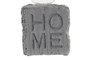 DKD Home Decor Decoración Luminosa LED Resina Gris Oscuro