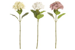 DKD Home Decor Flores de Hortensia Plásticas Surtidas 23x23x65 cm