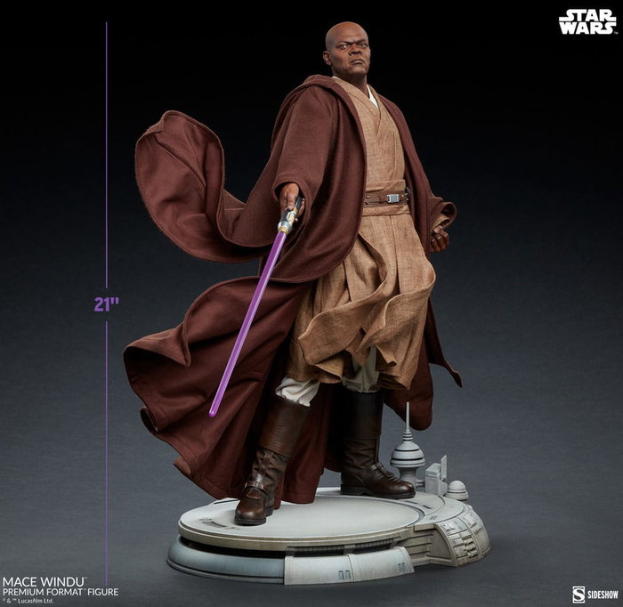 Star Wars Episode III Estatua Premium Format Mace Windu 53 cm