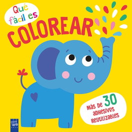 YOYO Qué fácil es colorear. Elefante