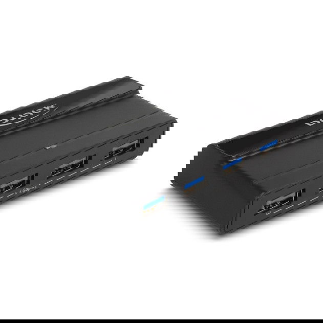 DeLOCK Conmutador USB 5 Gbps Switch 4 x Dispositivo y 2 x Host, 5 Gbit/s, Negro, 54 x 92 x 19 mm DeLOCK Conmutador USB 5 Gbps Switch 4 x Dispositivo y 2 x Host, 5 Gbit/s, Negro, 54 x 92 x 19 mm