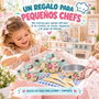 Jugatoys Menaje de cocina de metal con flores y accesorios