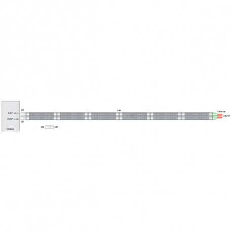 Flextube Circuito Respiratorio 22mm/2,4m Flextube Circuito Respiratorio 22mm/2,4m
