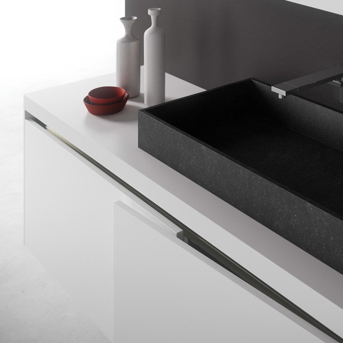 Salice Kit Accesorios Slider S10 Bajo Flex para Muebles de Cocina y Baño, 860-2400mm