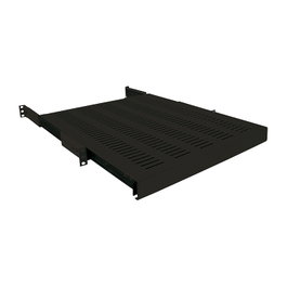 LogiLink Estante deslizante de 19 pulgadas para racks con 1000 mm de profundidad, negro