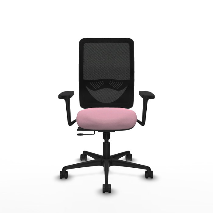 PIQUERAS Y CRESPO Silla de oficina Zulema Rosa con Mecanismo Sincro/Traslack