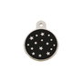 Placa identificativa para collar Imarc PetScribe Passion Negro Plata
