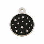 Placa identificativa para collar Imarc PetScribe Passion Negro Plata