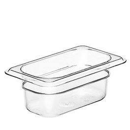 DB MARK Cambro Cubeta Poli GN 1/9-065 - Cubeta de Almacenaje de Policarbonato, 0.57 l, 176 x 108 x 65 mm