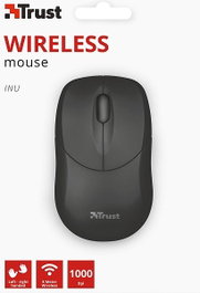 Trust Small Wireless Mouse INU Negro