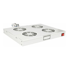 EQUIP EZF-4-G Módulo de 4 ventiladores para rack de 19 pulgadas