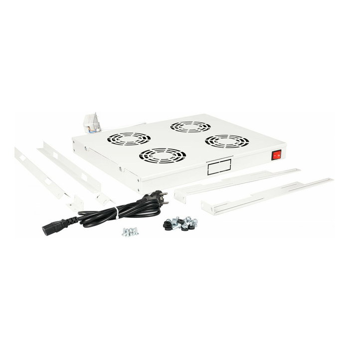 EQUIP EZF-4-G Módulo de 4 ventiladores para rack de 19 pulgadas