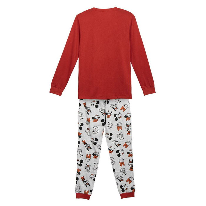 Cerdá Pijama Largo Single Jersey Mickey L Rojo