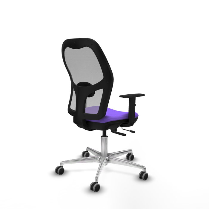 PIQUERAS Y CRESPO Silla de oficina Jorquera con mecanismo Sincro/Traslack, Lila y Gris PIQUERAS Y CRESPO Silla de oficina Jorquera con mecanismo Sincro/Traslack, Lila y Gris