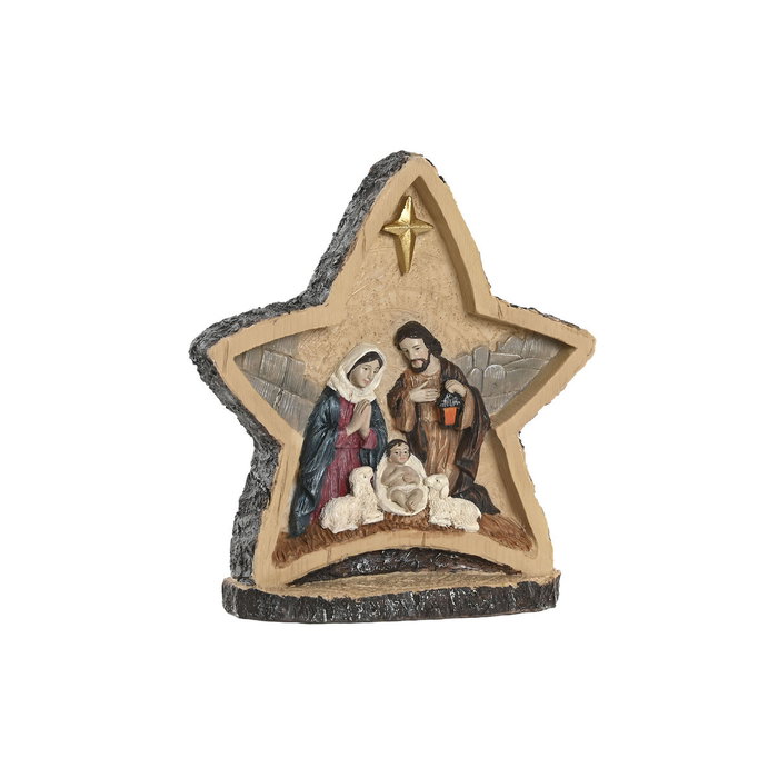 DKD Home Decor Figura de Nacimiento Multicolor en Resina