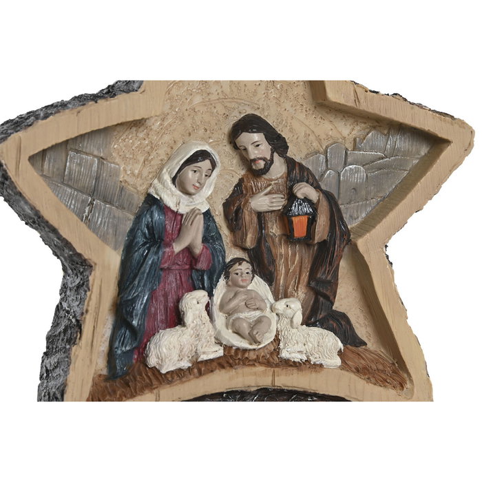 DKD Home Decor Figura de Nacimiento Multicolor en Resina