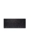 Cherry KW 9200 MINI Teclado Inalámbrico y Alámbrico USB+RF+Bluetooth 5.0 - 75% Compacto - Recargable via USB-C - Teclas SX Scissor Switch - Diseño AZERTY Belga - Negro